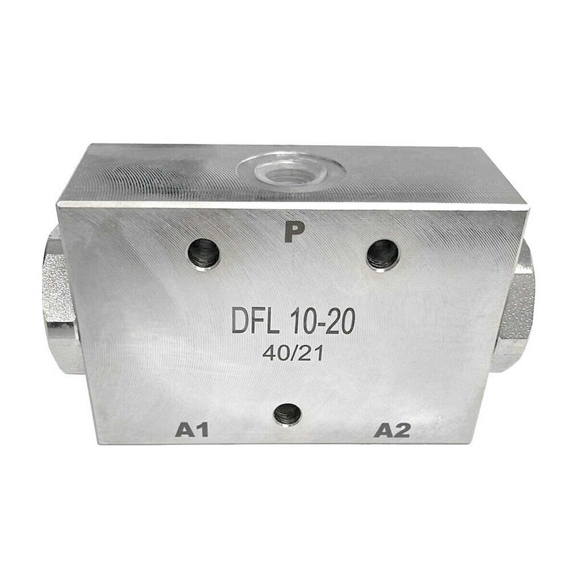 Magister 2.6-5.2 GPM hydraulic steel flow divider HV-FD-10-20-SAE6